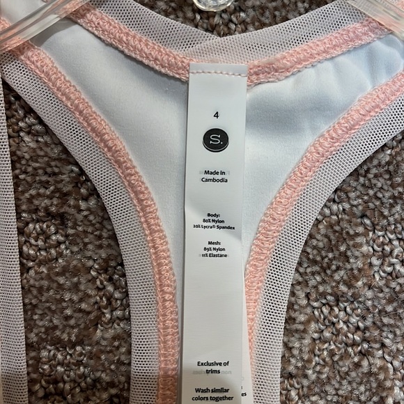 Stori athletic top pink and white - Picture 4 of 4